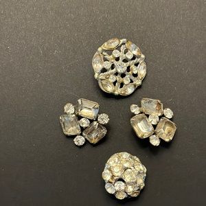 Vintage Rhinestone Buttons